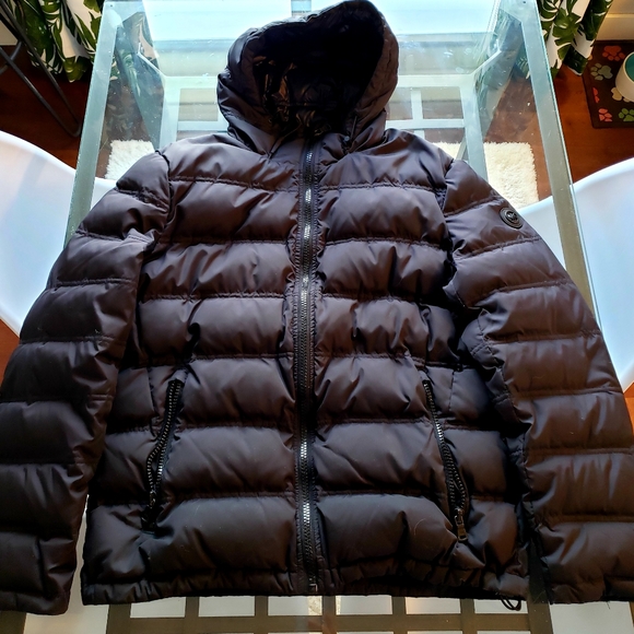 michael michael kors men's hooded puffer jacket